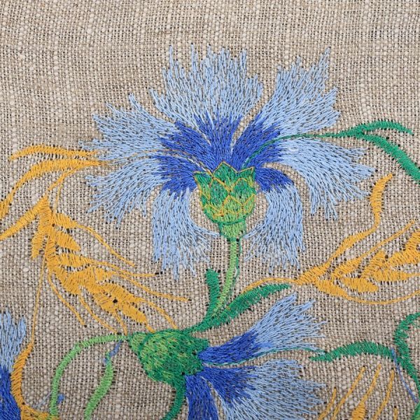 Фартук кухонный Цветы. Васильки Галерея льна