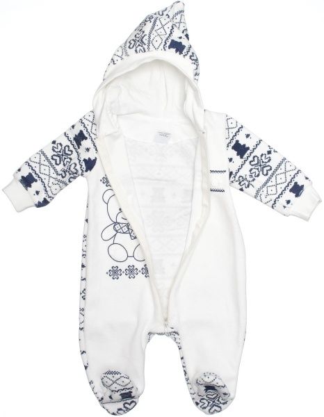 Комбінезон Фламінго святковий 412-513 р.56 білий із синім 