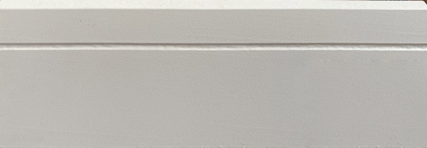 Плинтус Датский белый 12х70х2400 мм 