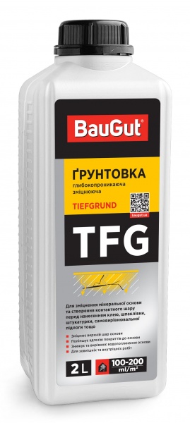 Ґрунтовка глибокопроникна BauGut TFG 2 кг 2 л 