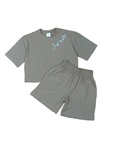 Костюм для хлопчиків Luna Kids р.134 сірий 0060 