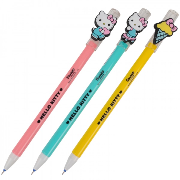 Ручка гелева KITE пиши-стирай Hello Kitty кольорова 