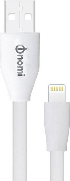 Кабель Nomi Lightning – USB 0,15 м білий (430318) 