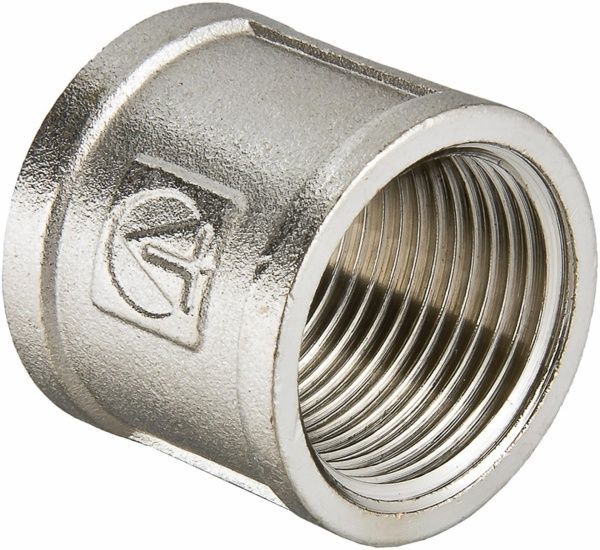 Муфта з різьбою ВВ Valtec нікель 1