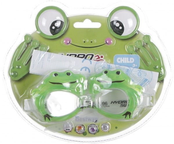 Очки для плавания 21047 в виде морских животных 3+ зеленый
