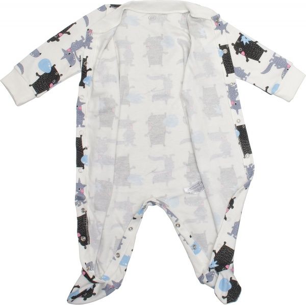 Боди Фламинго ясельный р.74 молочный 647-217 