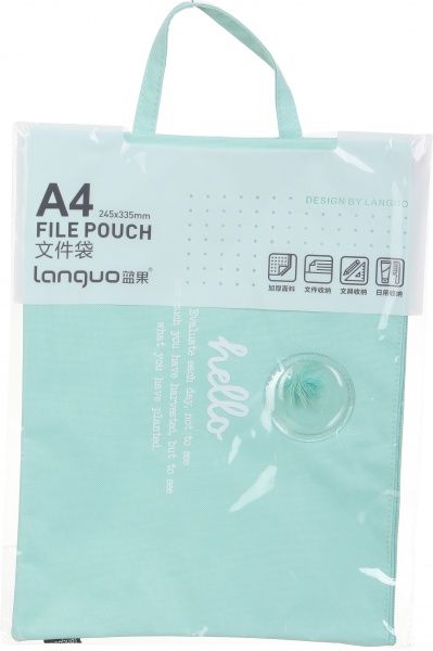 Папка Plants голубая