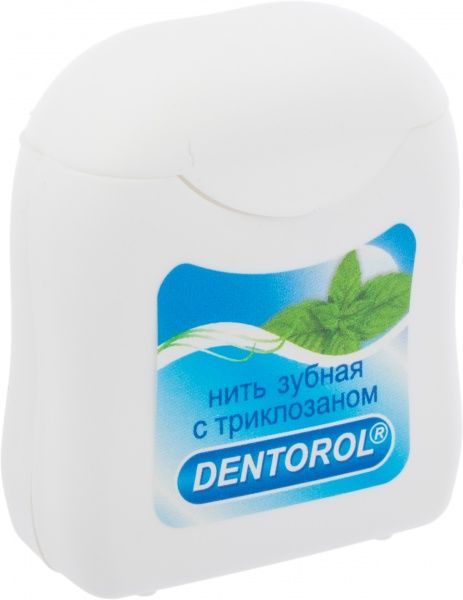 Зубная нить Dentorol с триклозаном 65 м