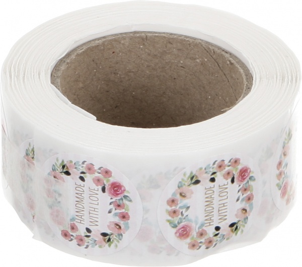 Скотч декоративний Handmade квітковий принт