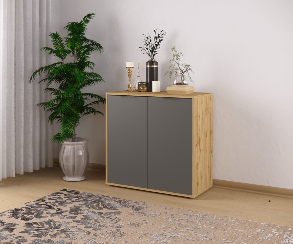 Комод SOKME 1Д/3Ш Нітро дуб вотан 