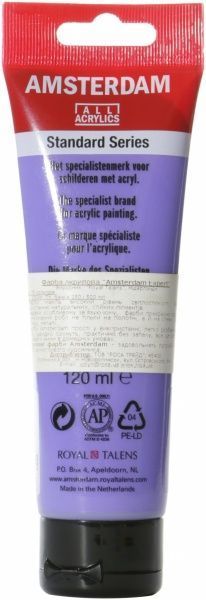 Фарба акрилова № 519 Ультрамарин фіолетовий світлий 120 мл Amsterdam Standart Royal Talens