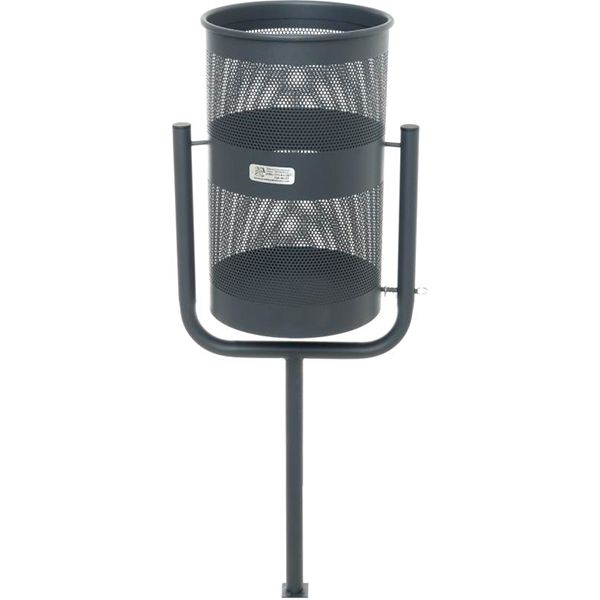 Урна Дельта с одной опорой серая 10 л сірий