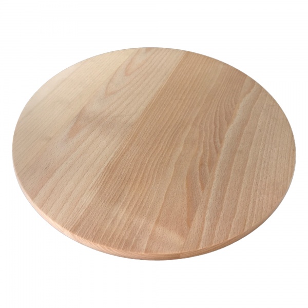 Таця кругла 35 см обертова бук DM-40 WoodSteel 