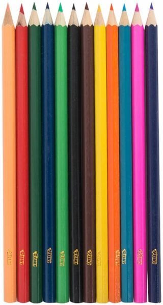 Олівці кольорові 51602-ТК 12 шт. Тікі