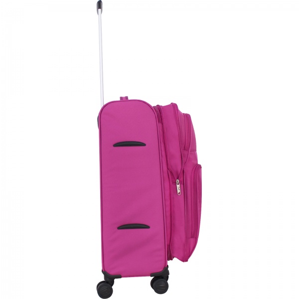 Чемодан Bagland М New 70 л малиновый 3799124 
