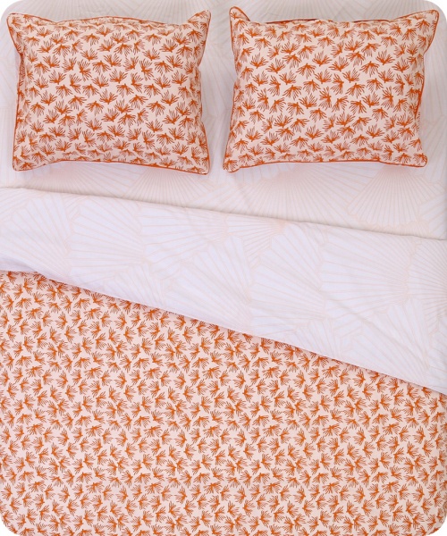 Комплект постільної білизни Amiens 2.0 білий із коричневим Today 