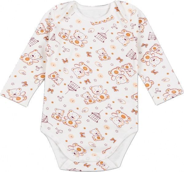 Боди детское Фламинго р.74 молочный 494-310 