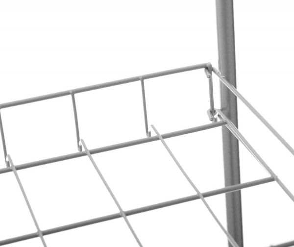 Етажерка Metaltex 3-рівнева для взуття SHOE3 230x640x590 мм срібний 