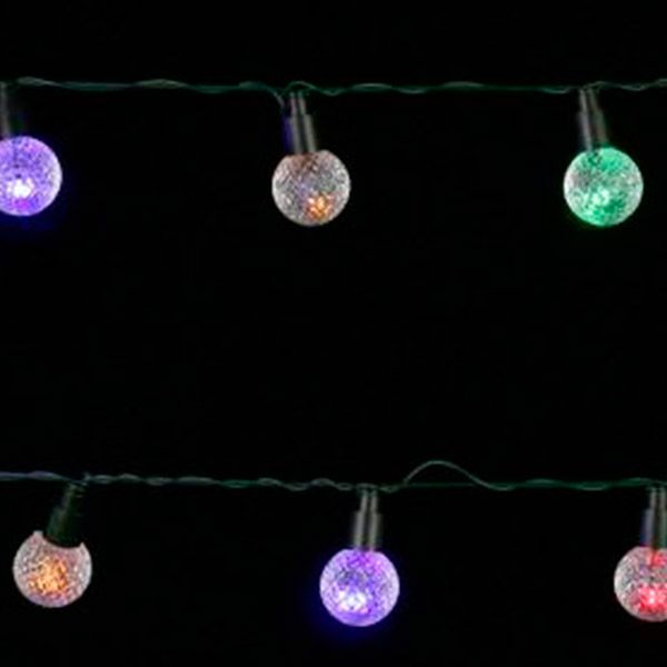 Гирлянда линейная LED 20 ламп 2 м разноцветная 11530320