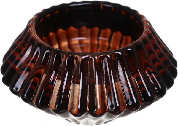 Подсвечник Royal 7,5х7,5х4,3 см коричневый