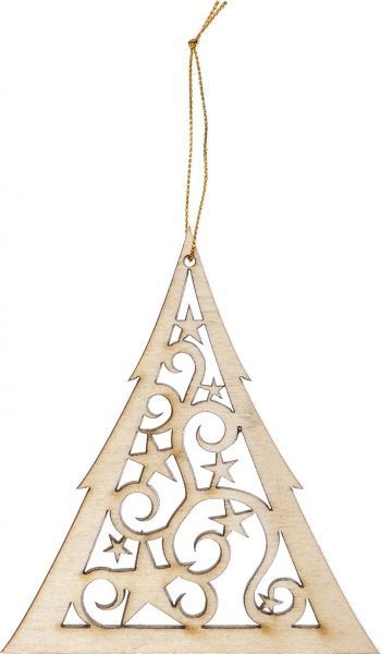 Подвеска Елка 11.5 см 