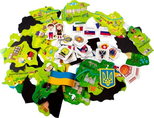 Пазл Зірка Карта України 73420
