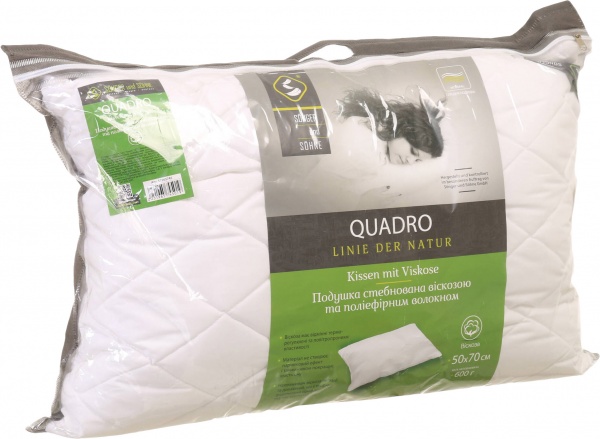 Подушка Quadro Songer und Sohne 50x70 белый