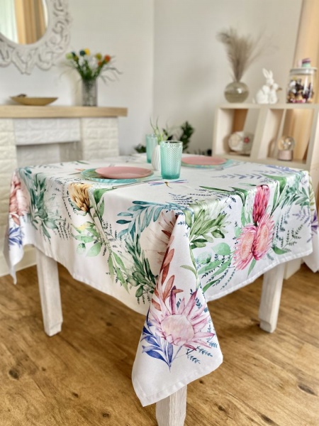 Скатерть Mantel Protea-145 145x145 см мульти Limaso 