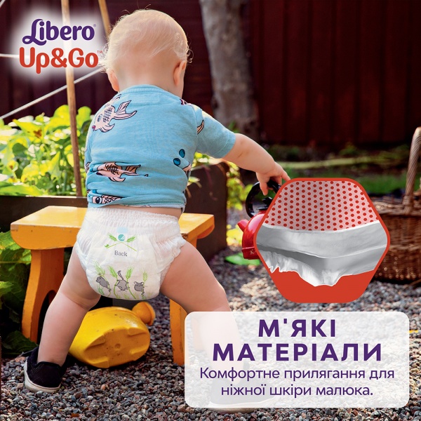 Подгузники-трусики Libero Up&Go 7 16-26 кг 30 шт.