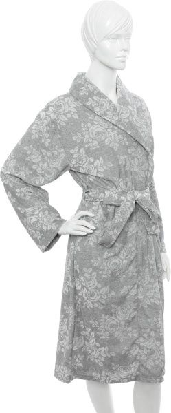 Халат домашний La Nuit Home Rose р. XS серый 