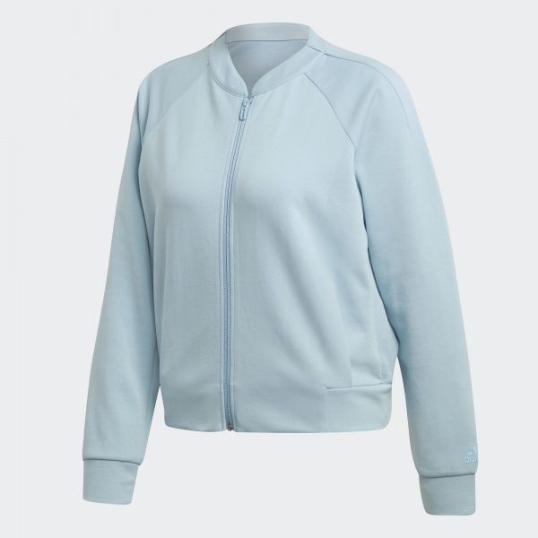 Джемпер Adidas W Id Glory B Jk DP3905 р. S блакитний