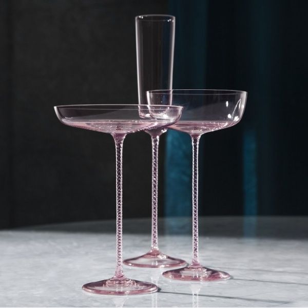 Набор бокалов для шампанского Champagne Theatre розовый 120 мл 2 шт. 120 мл 2 шт. LSA 