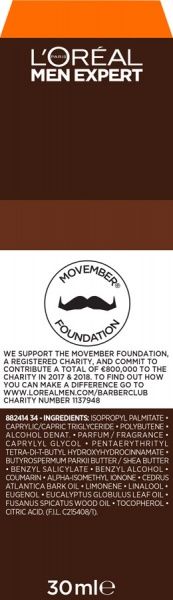 Масло L'Oreal Paris Men Expert Barber Club для длинной бороды 30 мл