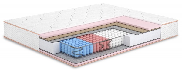 Матрас Камелия двусторонний + кокос MatroLuxe 180x190 см