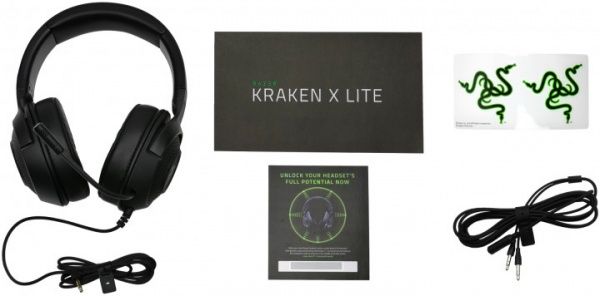 Гарнитура игровая Razer Kraken X Lite black (64082) 