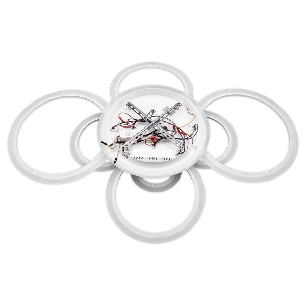 Люстра светодиодная Hopfen Aquila WH-RGB с пультом ДУ 150 Вт белый 