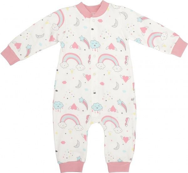 Боді Фламінго ясельний р.74 молочний 427-307