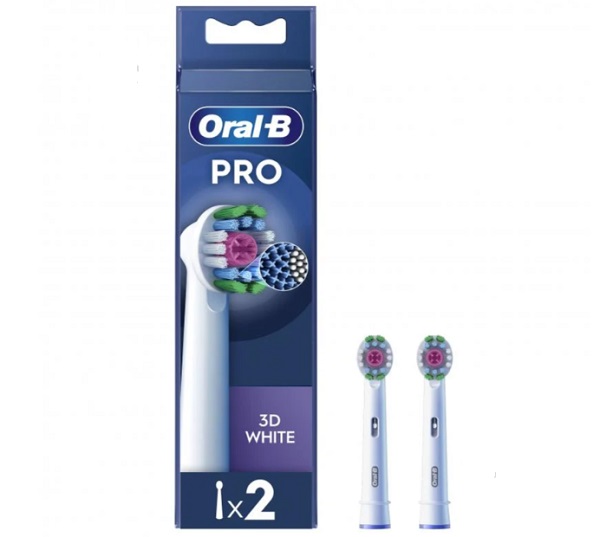 Насадки для электрическое зубной щетки Oral-B EB18pRX Pro 3D White 2 шт