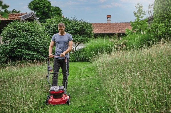 Газонокосарка акумуляторна Einhell GE-CM 36/48 Li M - Solo (3413054)