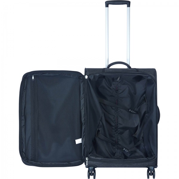 Чемодан Bagland Валенсия (3796924) 63 л черный 