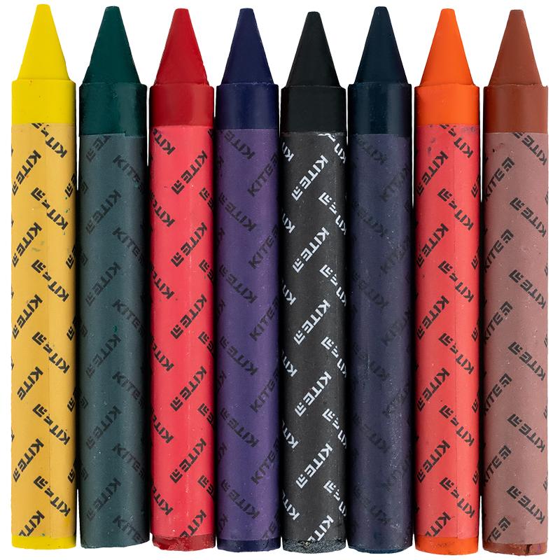 Мел восковый Jumbo 8 цветов Classic K-076 KITE