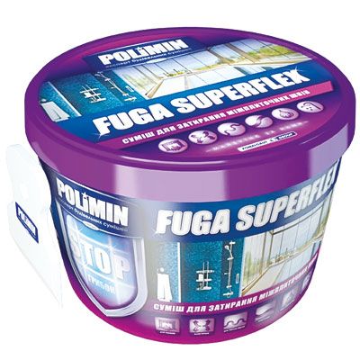 Затирка Polimin Fuga Superflex світло-бежевий 2 кг