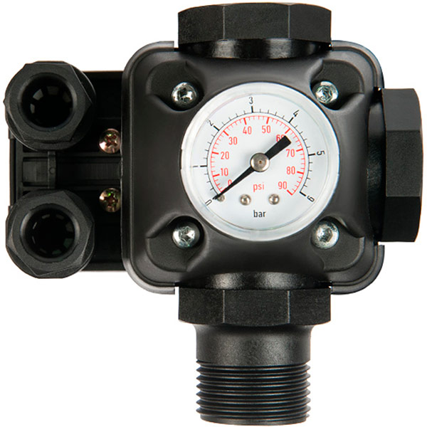 Реле тиску AquaTechnica з манометром РМ/5-3W