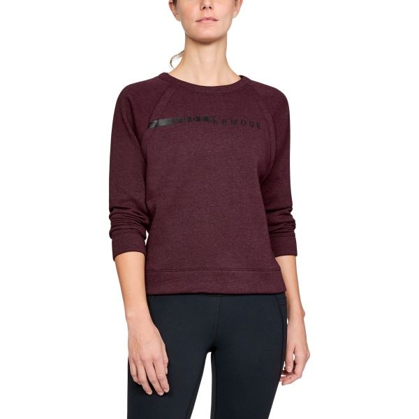 Джемпер Under Armour RIVAL FLEECE CREW 1317859-600 р. XS бордовый
