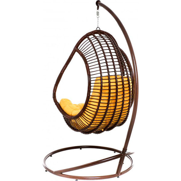 Кресло-кокон Украинские конструкции Komfort темно-коричневое