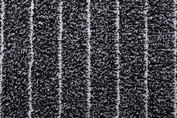 Рушник махровий 50x90 см чорний із малюнком 