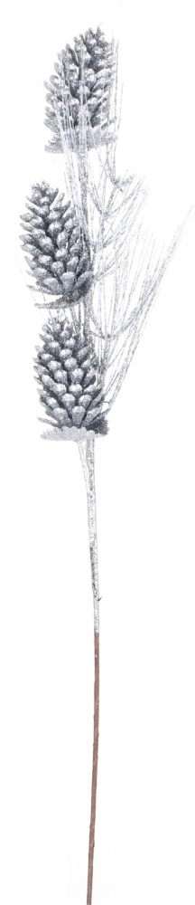 Декорація гілка із шишками і вусиками колір в асортименті 74 см EPI-EYK8-1347A