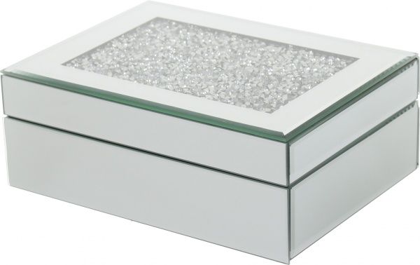 Сундучок Сияние 20x6,5x15 см серебристый