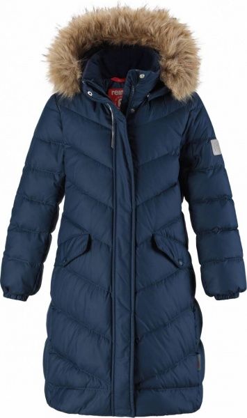 Пальто-пуховик Reima 6980 р.110 темно-синій 531352 
