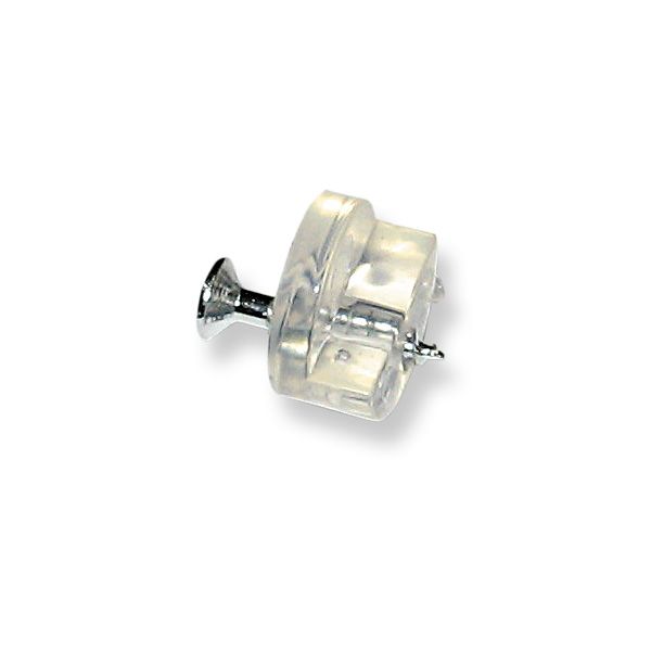 Держатель для зеркала Smart круглый с шурупом 50209 прозрачный